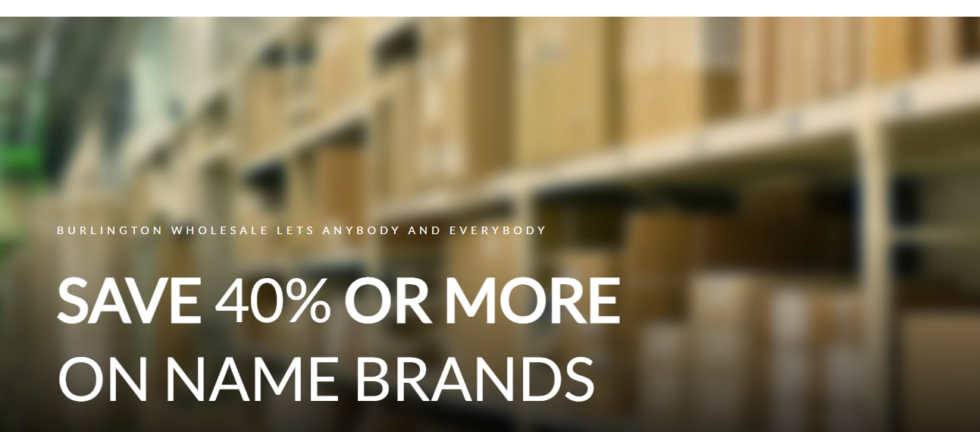 burlington wholesale